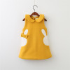 Baby Christmas Clothes cute bunny embroidery vest dress children dress winter toddler baby girls vestido 2-6Y Christmas Costume