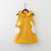 Baby Christmas Clothes cute bunny embroidery vest dress children dress winter toddler baby girls vestido 2-6Y Christmas Costume