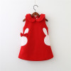 Baby Christmas Clothes cute bunny embroidery vest dress children dress winter toddler baby girls vestido 2-6Y Christmas Costume