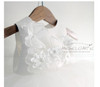 Baby Christening Gown White Tulle Infant Princess Baptism Dress Toddler Baby Girls Party Wedding Dresses Size 3-24Month