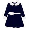 Baby children clothing 2017 new spring sweet flower bow lace girls dresses kids princess girls clothes baby girl party dress