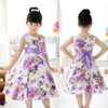 Baby children clothing 2018 new spring sweet flower bow lace girls dresses kids princess girls clothes baby girl party dress
