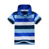 Baby Children Boys Striped T-shirts Kids Tops Sports Tee Polo Shirts Clothing
