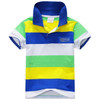Baby Children Boys Striped T-shirts Kids Tops Sports Tee Polo Shirts Clothing