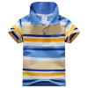 Baby Children Boys Striped T-shirts Kids Tops Sports Tee Polo Shirts Clothing
