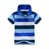 Baby Children Boys Striped T-shirts Kids Tops Sports Tee Polo Shirts Clothing