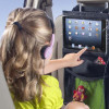 Baby Car Seat IPAD Hanging Bag Baby Children Outdoor Travel Accessories Black Nylon PVC IPAD Accessory Toy Food Storage Bag Gift