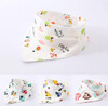 Baby Burp Cloths Cotton Baby Bibs Towel Animal Toddler Newborn Baby Bib Triangle Scarf Babero Girls And Boys Feeding Smock