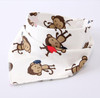 Baby Burp Cloths Cotton Baby Bibs Towel Animal Toddler Newborn Baby Bib Triangle Scarf Babero Girls And Boys Feeding Smock