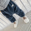 Baby Boys Winter Thicken Cashmere Warm Diaper Trousers Girls Long Pants Infants 1st Velveted Warm Legging Fills Pencil Pants