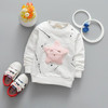 Baby Boys T Shirt Children Clothing 2017 Brand Clothes Boys Long Sleeve Tops Star Appliques Kids T-shirts for Boy Sweatshirt