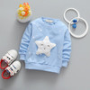 Baby Boys T Shirt Children Clothing 2017 Brand Clothes Boys Long Sleeve Tops Star Appliques Kids T-shirts for Boy Sweatshirt