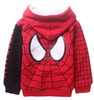 Baby Boys Spiderman Fleece Hoodies/Kids Winter Warm Cartoon Outerwear Clothing/Children Spider-man Thicken Sweatshirts Coat