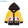 Baby Boys Knitted Sweater Cardigans Newborn Winter Thermal Sweater Jackets Autumn Toddler Girls Knitwear With Hood Button Up