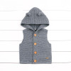 Baby Boys Girls Knitting Vest &amp; Wasticoats Fashion Kids Sweater Sute Ears Hooded Vest Outfit Infant Clothing For Baby Fashion