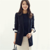 Neploe Korean Causal Woman Blazer 2017 Single Button Long Sleeves Solid Jackets Fashion Office Work Wear Slim Blazers 33167