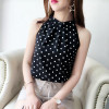 Neploe Chiffon Blouse Sleeveless Halter Shirt Stripe/Flower/Dot/Solid Tops 2018 Summer Woman Fashion Elegant Blusas 34714
