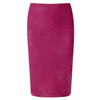 Neophil 2018 Summer Gray Pink Women Suede Midi Pencil Skirts Causal High Waist Sexy Stretch Ladies Office Work Wear Saia S1009