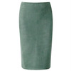 Neophil 2018 Summer Gray Pink Women Suede Midi Pencil Skirts Causal High Waist Sexy Stretch Ladies Office Work Wear Saia S1009