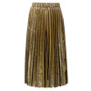 Neophil 2017 Green Gold Sequined Pleated High Waist Women Fashion Bling Bling Ladies Party Club Midi Skirts Tutu Faldas S08021
