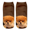 Neon Socks 3D Printing Female Socks Women Low Cut Ankle Socks Calcetines Mujer Casual Hosiery Printed Sock