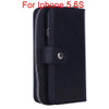 Multi Function Zip Wallet Mobile Phone bags For iphone 5 6 6plus Fold 2 in 1 Magnetic Hard Case with Card holder Photo Frame