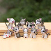 Multi Color Micro Cute Kitty Mini Chis Chi Sweet Home Figures Dolls Cat Kitten Emoji Decoration Model Toys Action Figure doll