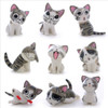 Multi Color Micro Cute Kitty Mini Chis Chi Sweet Home Figures Dolls Cat Kitten Emoji Decoration Model Toys Action Figure doll