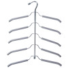 Multi - layer sponge anti - slip hanger clothing support multi - functional clothing hanging home with space - saving hangers