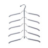 Multi - layer sponge anti - slip hanger clothing support multi - functional clothing hanging home with space - saving hangers
