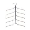 Multi - layer sponge anti - slip hanger clothing support multi - functional clothing hanging home with space - saving hangers