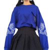 Mujer 2018 New Personality Korean Style Harajuku Sweatshirts Dragon Embroidery Long Sleeve Sweatshirt Hoodie Women Hoodies