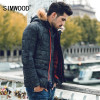 SIMWOOD New Winter Fashion Coats Vintage Warm Thicken Parkas Warm Slim Fit Brand Clothing MF612