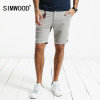SIMWOOD 2017 Summer New Shorts Men Slim Fit Cotton High Quality Brand Clothing KD5047