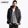 SIMWOOD Brand 2013 New Winter Coats Men casual jacket fashion Wool and Blends parkas warm mens cashmere overcoats DY103