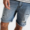 SIMWOOD 2017 Summer New  Denim Shorts Men Fashion Hole Ripped Jeans Slim Fit Brand Clothing ND017006