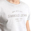 SIMWOOD 2017 Spring Summer New Fashion Vintage T Shirts Men 100% Pure Cotton  Curled  Hem Slim Fit Shorts Sleeve   TD1158