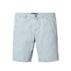 SIMWOOD 2017 New Summer New Denim Shorts Men Striped 100% Pure Cotton Slim Fit Vintage Knee Length Brand Clothing ND017012