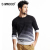 SIMWOOD 2017 New Autumn Winter Causal Fashion Sweater Men Pullovers Knitwear O-neck free shipping MY2019