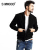 SIMWOOD 2017 New Autumn Winter Bomber Jacket Mens Fashion Casual Coats Brand Clothing WJ1653