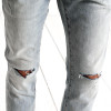 SIMWOOD 2017 Autumn New biker Jeans Men Fashion Holes Fashion Slim Fit Denim Trousers SJ6087