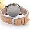 Simulated Wooden Pattern Men's Watches Women Wooden Leather Strap Quartz Wristwatch Wood Women Wristwatch  Clock
