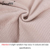 Simplee Waistband lace up knitted sweater women jersey Round neck casual knitting jumper Winter sweater pullover female 2017