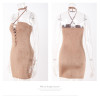 Kaywide Club Wear Lace Up Suede Bandage Dress Summer Halter Shealth Bodycon Women Sexy Party Dresses Backless Elegant Vestidos Kaywide Club Wear Lace Up Suede Bandage Dress Summer Halter Shealth Bodycon Women Sexy Party Dresses Backless Elegant Vestidos