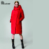 Kaximei White Duck Down Full Down Jacket Women 2017 New Arrival Irregular Pockets Wear Outwear Coat 80588