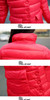 Kaximei 90% White Duck Down Full High Collar Down Jacket Women 2017 New Arrival Button Windproof Collar collar Coats Size 5015