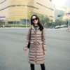 Kaximei 90% White Duck Down Full High Collar Down Jacket Women 2017 New Arrival Button Windproof Collar collar Coats Size 5015