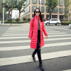 Kaximei 90% White Duck Down Full High Collar Down Jacket Women 2017 New Arrival Button Windproof Collar collar Coats Size 5015
