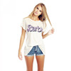 kawaii sweet College style women t-shirt 2018 summer hot sale cute t shirt 100% cotton fashion casual slim fit top tees Pink
