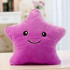 Kawaii Star Pillow Plush Toys Cute Luminous Pillow Toy Led Light Pillow Glow in Dark Plush Pillow Doll Toys for Children Kids